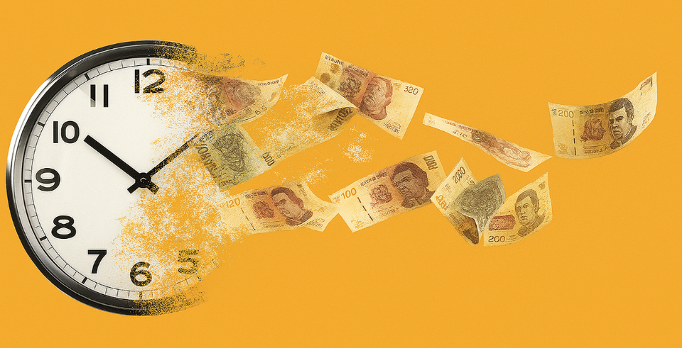 El tiempo que nunca vas a recuperar (y lo llamamos dinero)